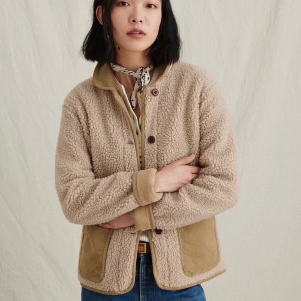 Alex Mill Marley Sherpa Corduroy Pocket Work Jacket